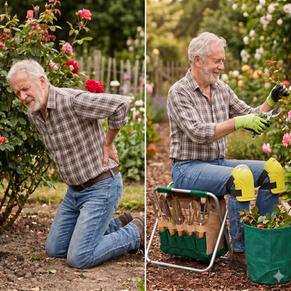 Tabouret de Jardinage | Retrouvez le plaisir de jardiner sans douleur - Verdorin – Kit de jardinage