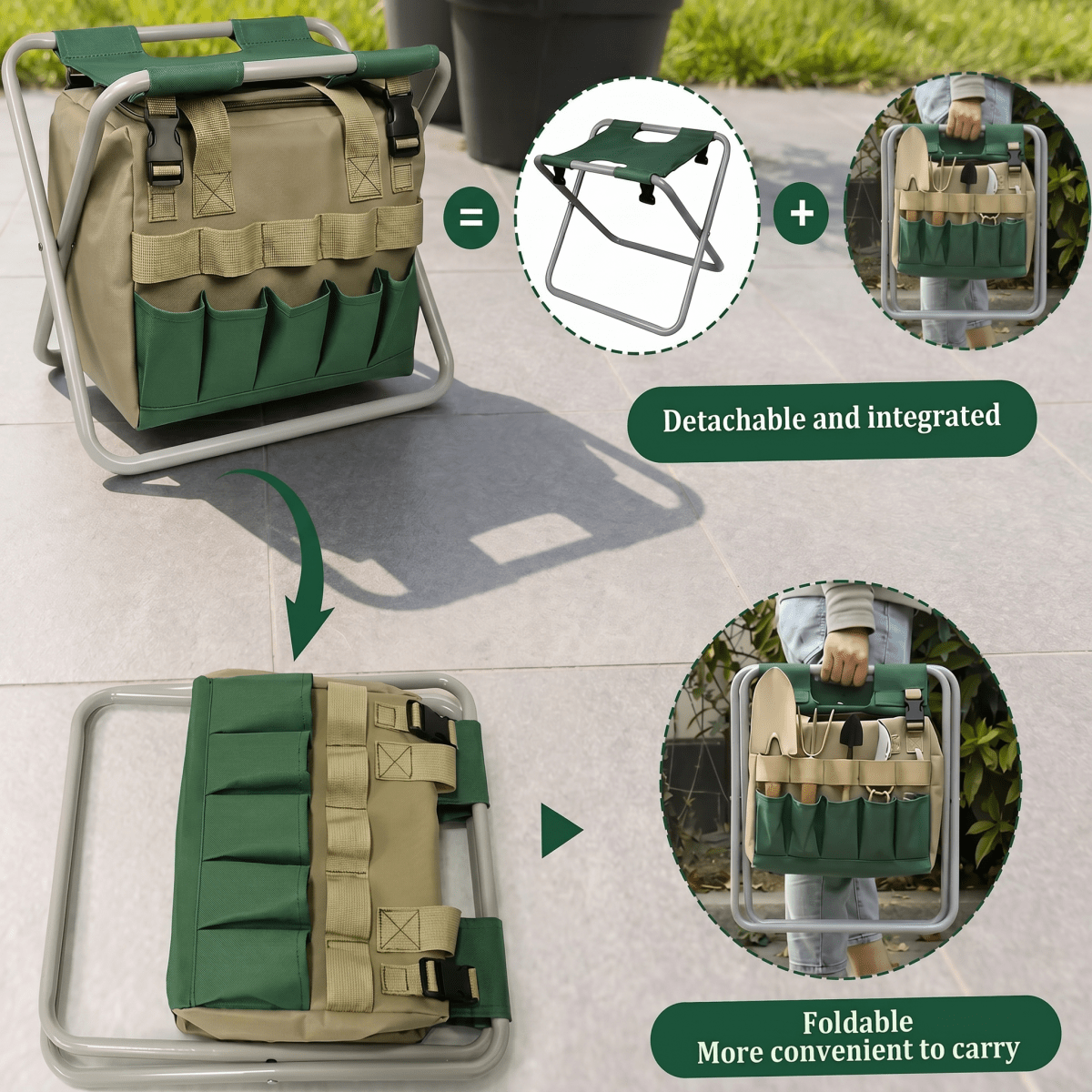 Gardening Stool | Enjoy Gardening Again Without Pain - Verdorin – Kit de jardinage