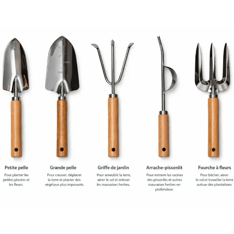 Fini le mal de dos au jardin — Le kit complet 12 pièces. - Verdorin – Kit de jardinage